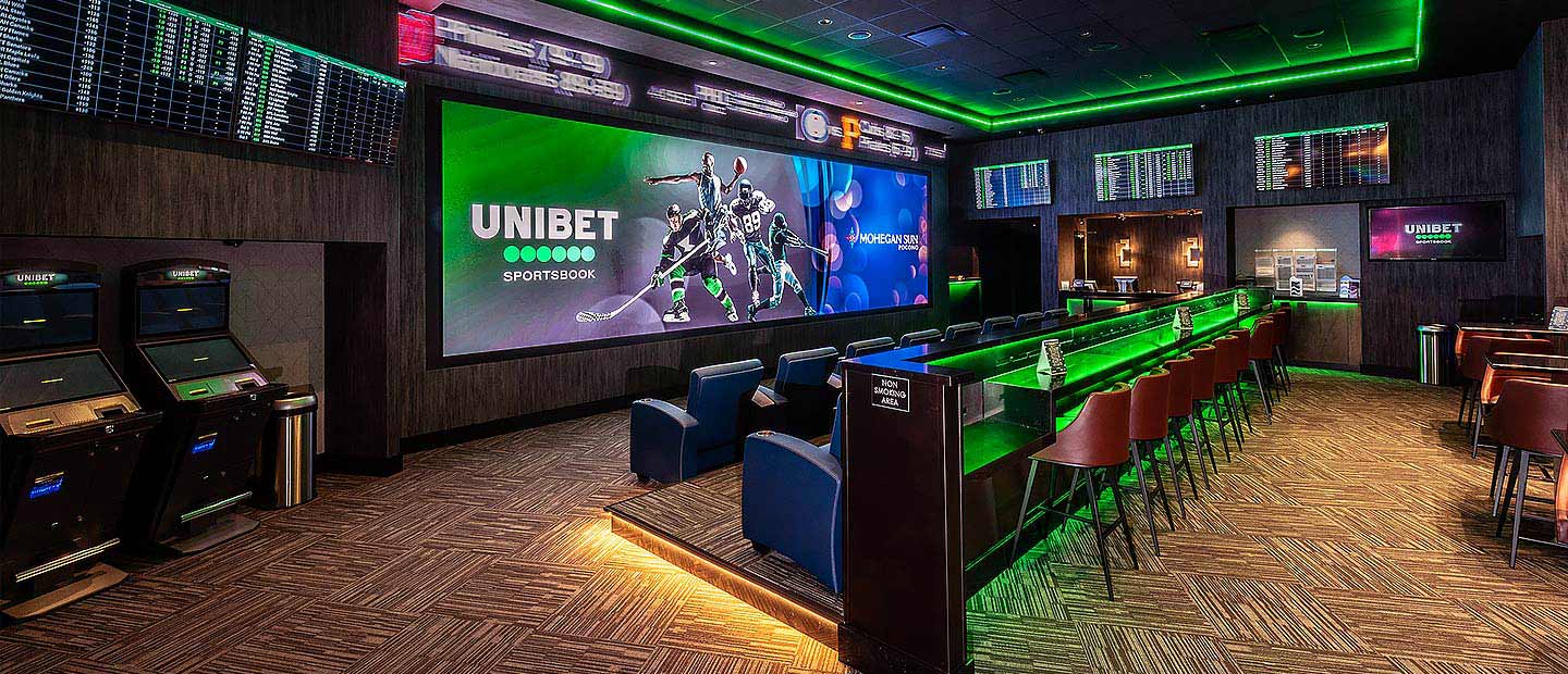 Unibet Sportsbook screen and seating 1