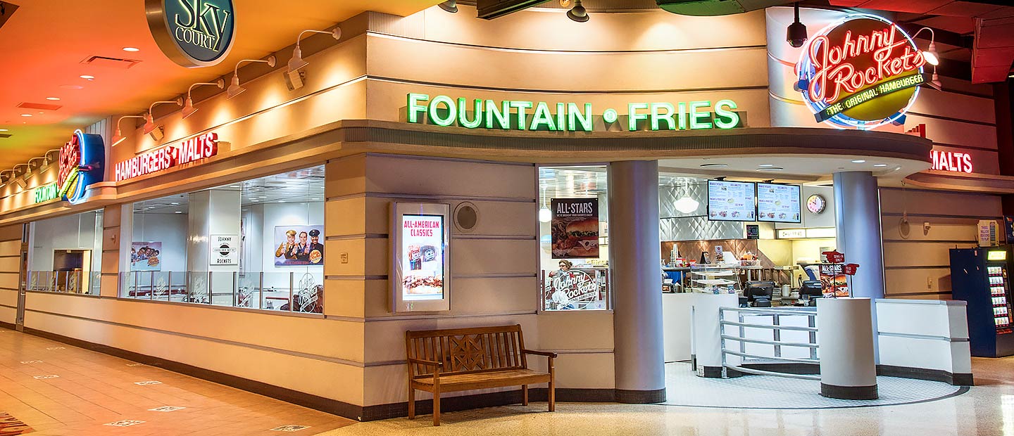 Johnny Rockets Facade at Mohegan Sun Pocono
