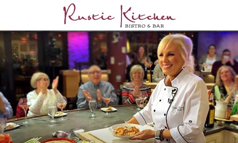 Rustic Kitchen Cooking Show graphic