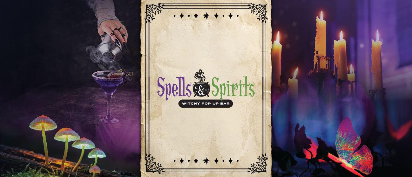 spells and spirits witchy pop up bar