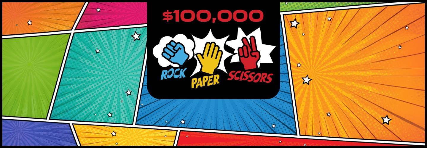$100,000 Rock Paper Scissors Giveaway
