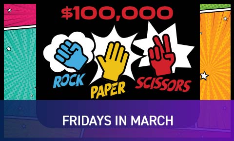 $100,000 Rock Paper Scissors Giveaway