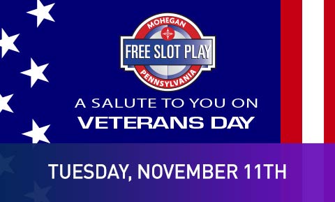Veterans Day Free Slot Play