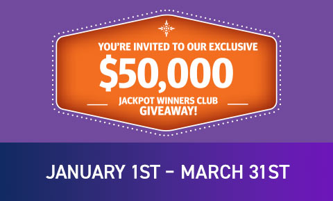 $50,000 Jackpot Winners Club Giveaway