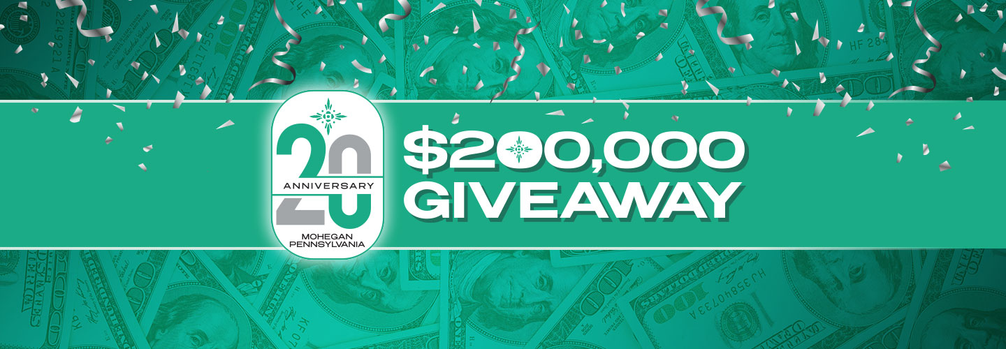 20th Anniversary $200,000 Giveaway