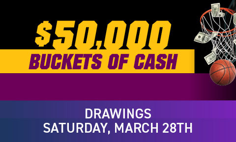 $50,000 Buckets of Cash Drawings