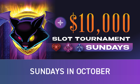 $10,000 Slot Tournament Sundays