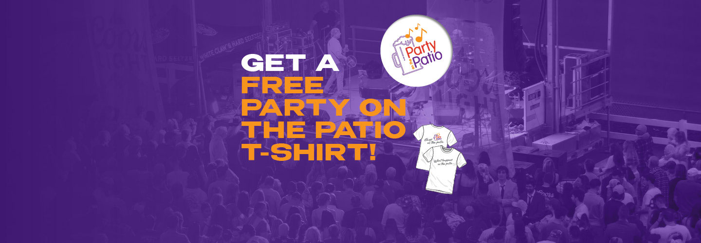 Get a Free Party on the Patio T-Shirt