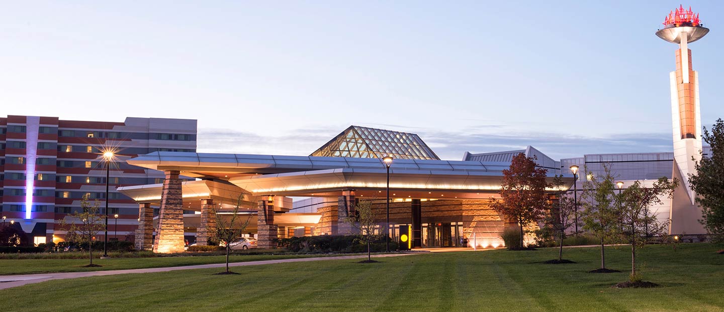 Dusk Outdoor Shot of Mohegan Pennsylvania